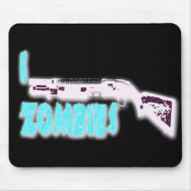 I SHOTGUN ZOMBIES mousepads