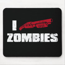 i shotgun zombies mousepads