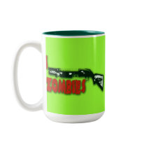 I SHOTGUN ZOMBIES mugs
