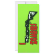 I SHOTGUN ZOMBIES CUSTOM RACK CARDS