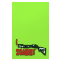 I SHOTGUN ZOMBIES PERSONALIZED STATIONERY