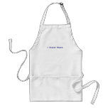 I shower naked aprons
