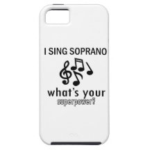 I sing Soprano iPhone 5 Covers