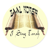 I Sing Torah Stickers