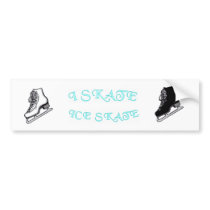 I Skate, Ice skate bumper stickers