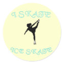 I Skate, Ice Skate stickers