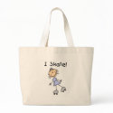 I Skate Stick Figure Girl Bag by stick_figures I Skate Stick Figure Girl Bag