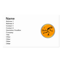 I Skate T-shirts and Gifts Business Card Templates