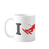i ski icon skiing mugs