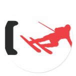 i ski icon skiing sticker