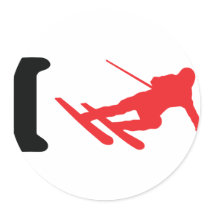 i ski icon skiing stickers