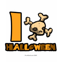 I "skull and cross bones" Halloween t-shirts