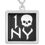 I Skull NY Sterling Silver Pendant Necklace necklaces