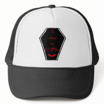 I Sleep In Coffins hats