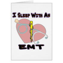 I sleep with an EMT CARD cards