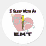 I sleep with an EMT Stickers