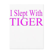 i slept with tiger postcards by DesignsbySylvia i slept with tiger postcards