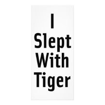 I Slept With Tiger Rack Card