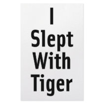 I Slept With Tiger Stationery Paper