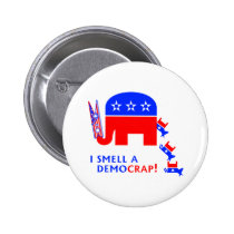 I Smell A Democrap buttons