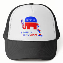 I Smell A Democrap hats by JustRightWing I Smell A Democrap hats