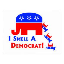 I Smell A Democrat Post Cards
