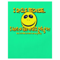 I SMILE BECAUSE... flyers