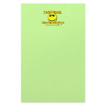 I SMILE BECAUSE... stationery