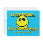 I SMILE BECAUSE...V1 CUSTOM ANNOUNCEMENTS