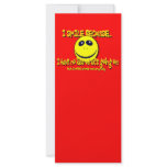 I SMILE BECAUSE...V1 rack cards