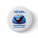 I smile because...V2 zazzle_button