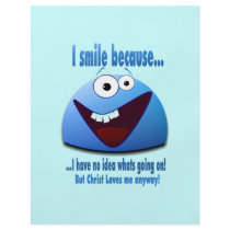 I smile because...V2 Personalized Flyer