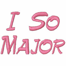 I So Major Bubble Gum Polo [Blue/Pink] embroidered shirts