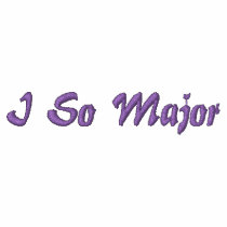 I So Major Ladies Polo [Black/Purple] embroidered shirts