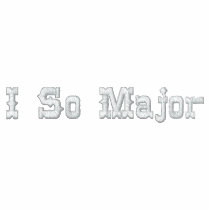 I So Major Long Sleeve Polo [Ocean Blue/White] embroidered shirts