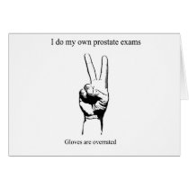 I so my own prostate exams card