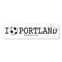 I Soccer PDX bumper stickers by daveknows I Soccer PDX bumper stickers