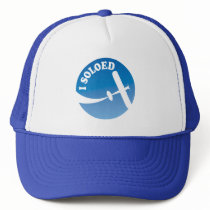 I Soloed & Airplane Graphic Hat