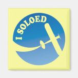 I Soloed & Airplane Graphic Magnets