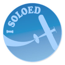 I Soloed & Airplane Graphic Stickers