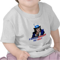 I Speak English Infant Toddler T Shirt by Speak_English I Speak English Infant Toddler T Shirt