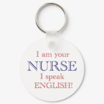 I speak English keychains by nurse2goto I speak English keychains