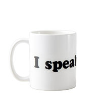 I Speak English mugs