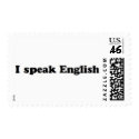I Speak English postage by jerseyskimmilk I Speak English postage