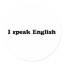 I Speak English stickers by jerseyskimmilk I Speak English stickers