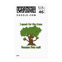 I speak for the trees stamp