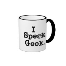 I Speak Geek Coffee Mug