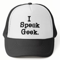 I Speak Geek hats