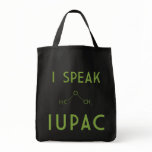 I Speak IUPAC grocery tote bags
