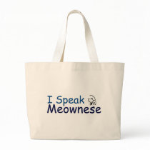 I speak Meownese bags